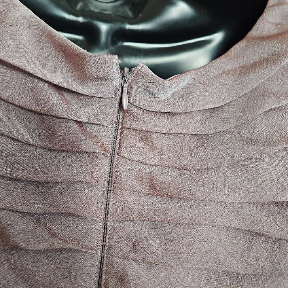 Adrianna Papell Lilac Layered Dress - Picture 5 of 8